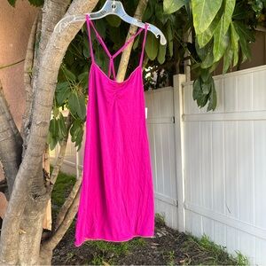 NWT Anthropologie Pink Dress with a Built Bra !